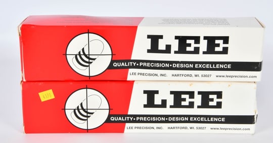 2 Lee Double Cavity Bullet Molds W/ Handles