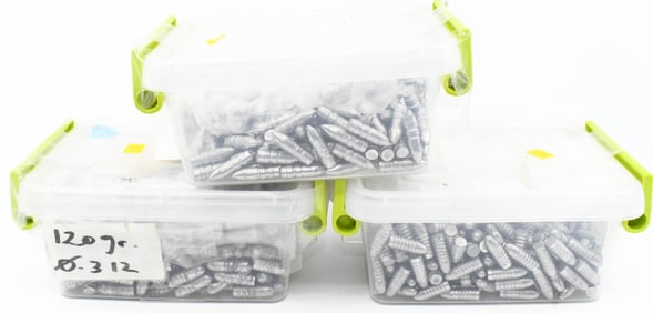 Approx 400 Count Of Lead Bullet Tips