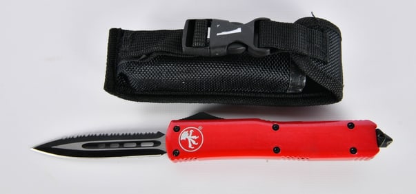 CLONE Microtech UTX-85 Apocalyptic Serrated Knife