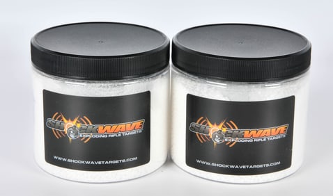 2 Containers Of Shockwave Mixing Boom Target