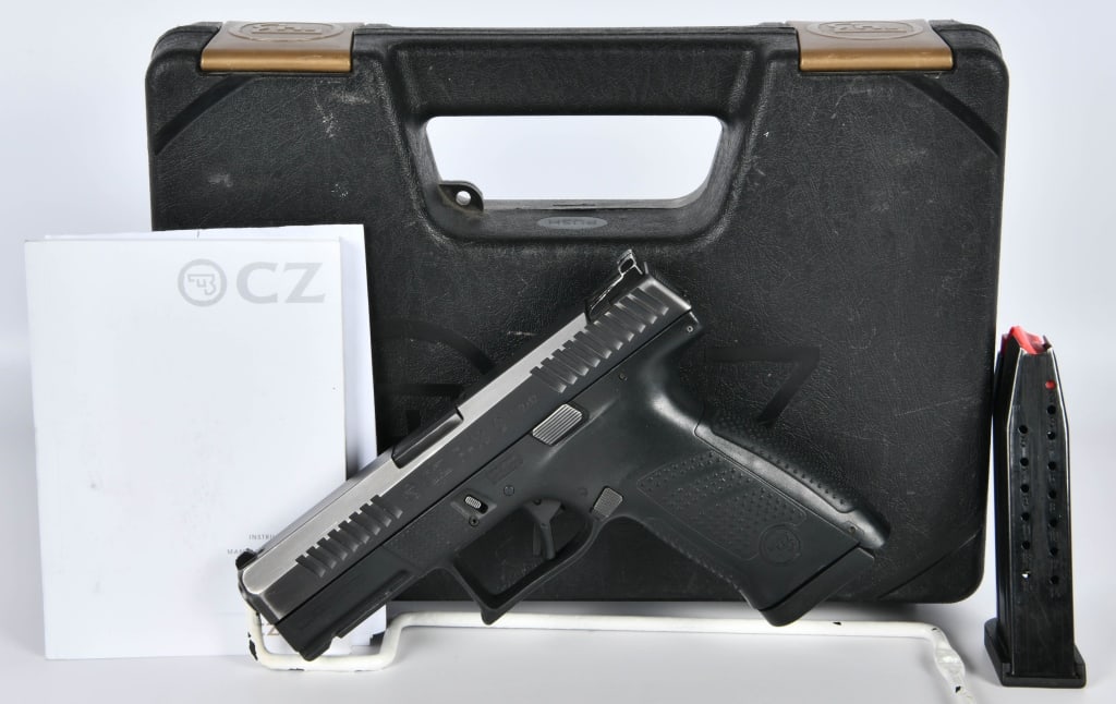 CZ P-10 C Compact Semi Auto Pistol 9mm: Up Next We Have a CZ P-10 C Compact Semi Auto Pistol Chambered in 9mm, It Cones With Two 15 Round Magazines, and in The Factory Hardcase. Appears in Great Pre-owned Condition.