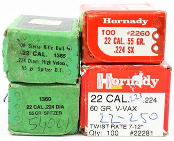 Approx 350 Count Of .22 Cal Reloading Bullet Tips