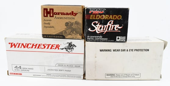 100 Rounds Of Mixed .44 Rem Mag Ammunition