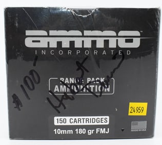 150 Rounds Of 10mm Ammunition