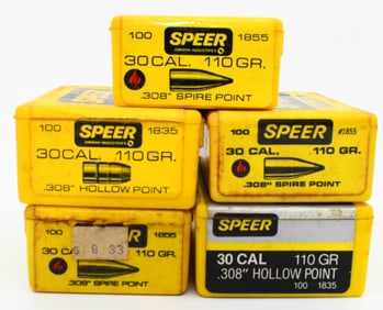 Approx 300 Count Of Speer .30 Cal Bullet Tips