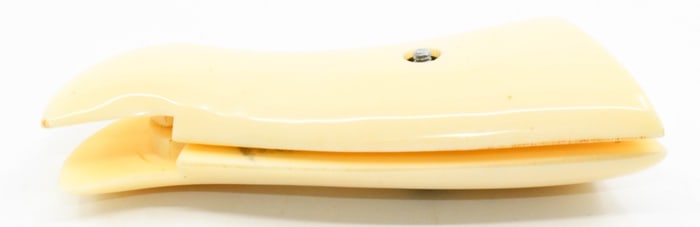 Clear Smooth Pearl White Handgrips