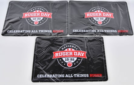 3 NIP National Ruger Day Cleaning Mats
