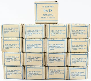 272 Rounds Of 9x18 Makarov Russian Ammunition