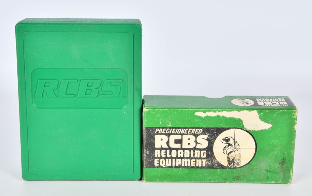 RCBS Reloading Dies For .257 Roberts: 2 Reloading Dies In the Original Box With RCBS Plastic Die Storage Container