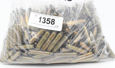 383 Count Of Resized 6mm TCU Brass Casings