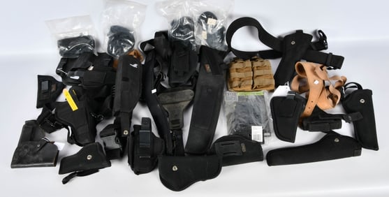 Large Lot of Various Style Holsters