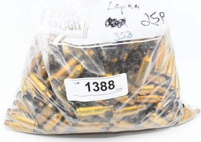 358 Count Of Resized 25 BR Empty brass Casings