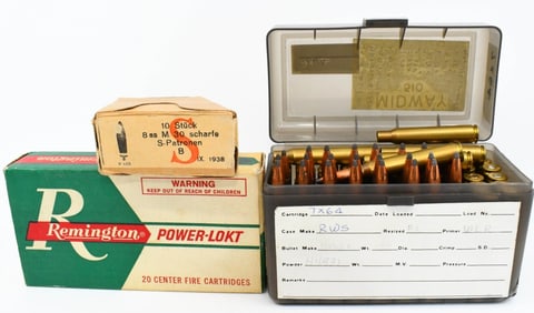 44 Rounds Of Mixed Rifle Ammunition