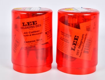 2 Lee Precision Reloading Die Sets .40 S&W & .357