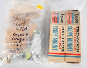 Lot of Scope Ring Mounts & Scope Rings