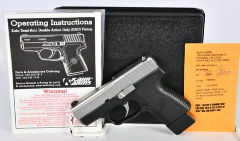 Kahr PM9 Semi Auto Carry Pistol 9MM