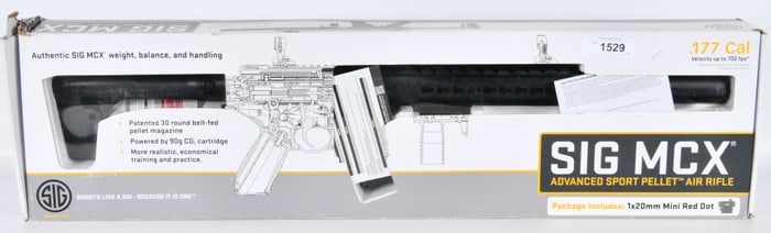 NIB Sig Sauer MCX Pellet Air Rifle