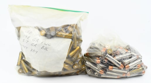 354 Rounds Of Mixed .38/357 Ammunition