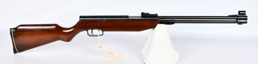 Shanghai QB36 Under Lever Air Rifle: Up Next We Have a Pre Owned Shanghai QB36 Under Lever Air Rifle. This Shanghai China QB36 pellet rifle is chambered for .177 cal. It features an adjustable rear sight and safety. This pellet rifle is 