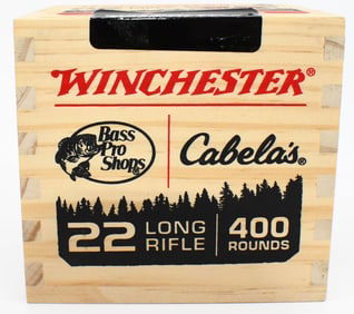 400 Rounds Of Winchester .22 LR in Wood Box