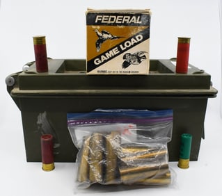 Lot of Various 16 Ga & 12 Ga Plastic Shotshells