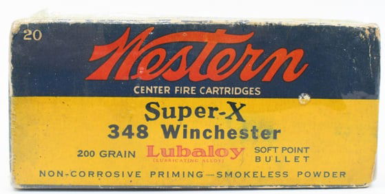 20 Rounds Of Western .348 Win Ammunition