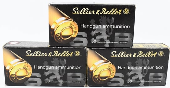 100 Rds Of Sellier & Bellot 9mm Browning (.380)