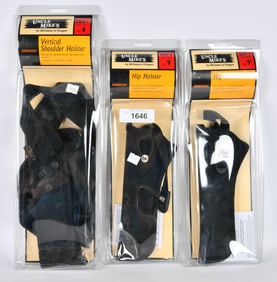 2 Uncle Mikes Nylon Hip Holsters & 1 Shoulder