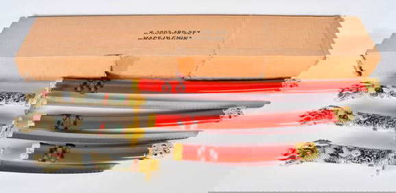 NIB Dragon Design 3 Piece Fantasy Sword Set