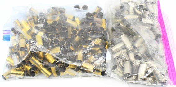 2.5 Lbs of Empty 9mm Luger Brass Casings