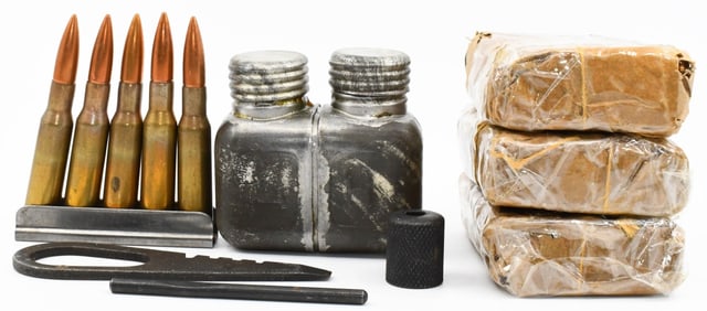 40 Rds Of 7.62x54R Ammo W/ Mosin Accessories