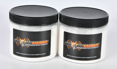 2 Containers Of Shockwave Mixing Boom Target