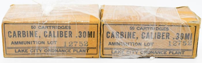 100 Rounds of Collector .30 Carbine Ammunition