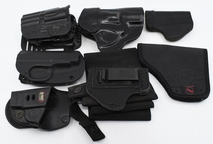 7 Various Style & Size Holsters