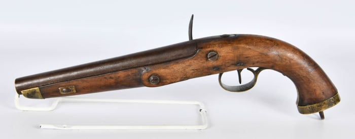 Antique Belgian Flintlock Parts Pistol