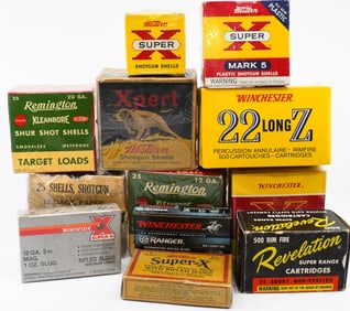 Lot of Various Collector Empty Ammo Boxes