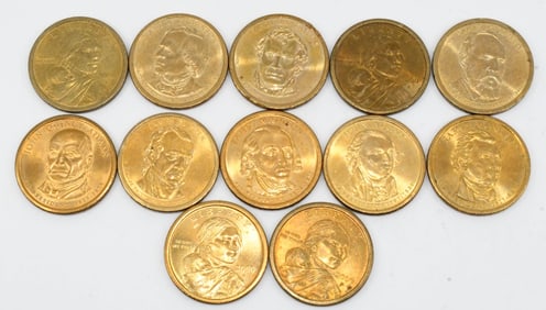 12 Collector One Dollar Coins