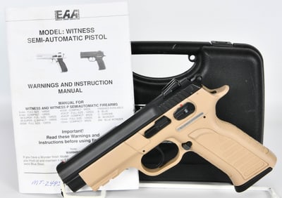 EAA Witness P-S Tanfoglio Semi Auto Pistol 9MM