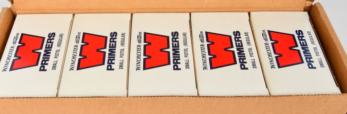 5000 Count Case of Winchester Small Pistol Primers