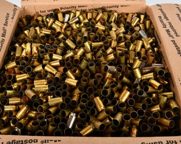 40 LBS Of Mixed .45 ACP Empty Brass Casings
