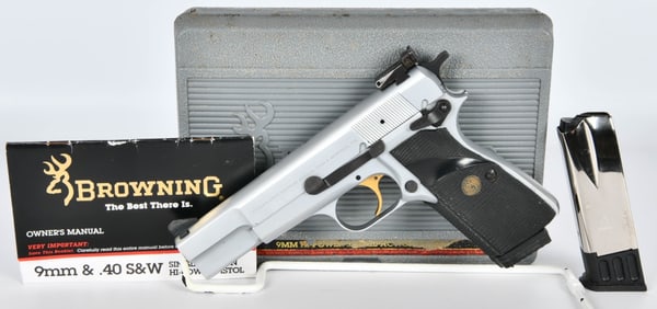 FN Belgium Browning Hi-Power Semi Auto Pistol 9MM