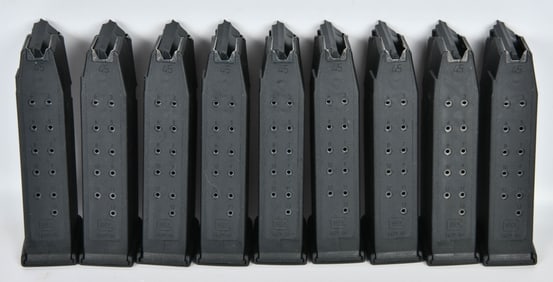 (9) GLO21113 Glock 21 .45 13 rd 4th Gen Dual cut