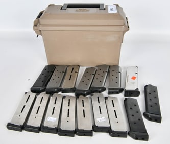 Case Guard plastic storage container with 16 misc