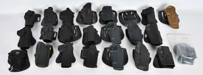 (10) various brand 1911 Tactical paddle Holsters