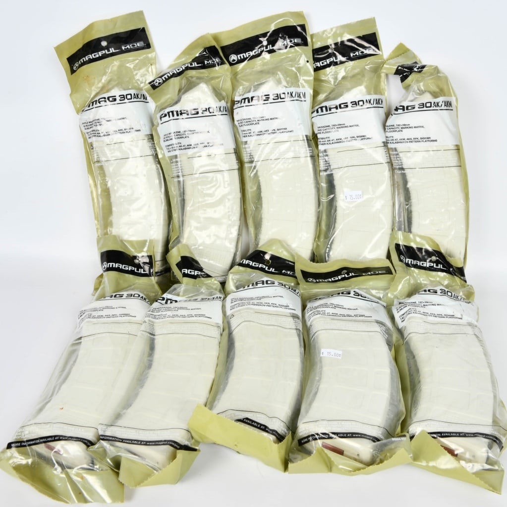 (10)PMAG 30 AK/AKM Rifle Mags 7.62x39MM 30rd: MagPul PMag AK/AKM MOE 7.62X39 Magazine 30-Rounder MAG572-SND (Sand); Magpul continues to grow and develop based on innovation, simplicity, and efficiency. At Magpul, mission driven requirements infor