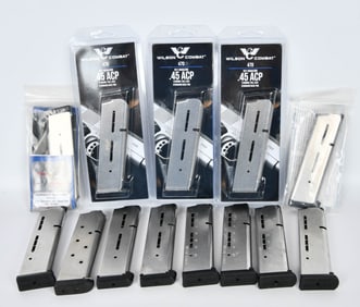 (13) various Wilson Combat .45 ACP Magazines
