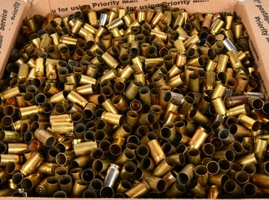 40 LBS Of Mixed .45 ACP Empty Brass Casings