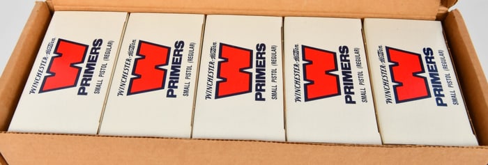 5000 Count Case of Winchester Small Pistol Primers