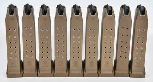 (9) GLOCK .40 CAL DARK EARTH SPECIAL FORCES