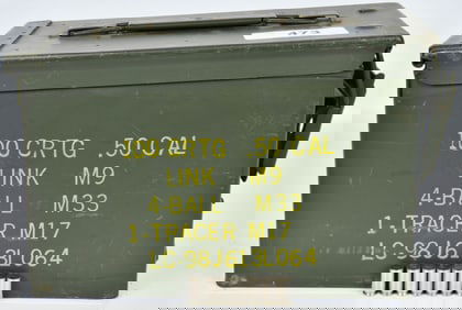 Large Ammo Can Full Of .40 S&W Empty Casings